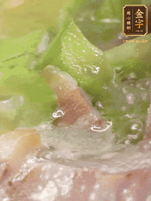 加一點(diǎn)糖、1碗開水煮到絲瓜半透明